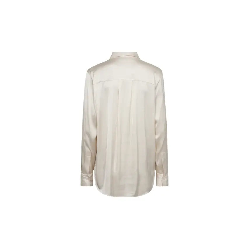 Mos Mosh Linda Satin Shirt Ecru – Joyce Paton