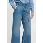 B. Young Mid Blue Wide Legged Denim Jean