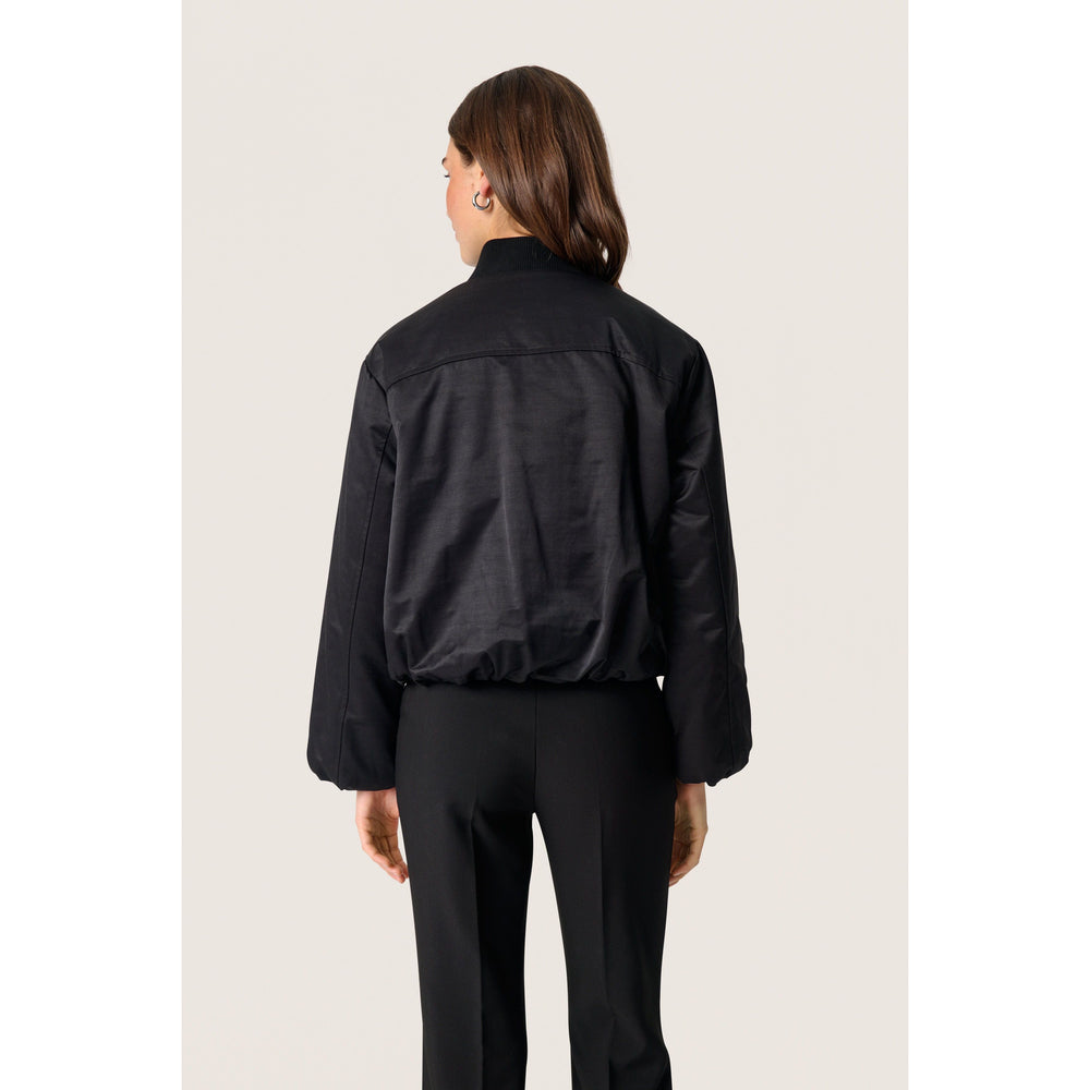 Soaked In Luxury Kalea Bomber Jacket Black