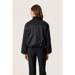 Soaked In Luxury Kalea Bomber Jacket Black