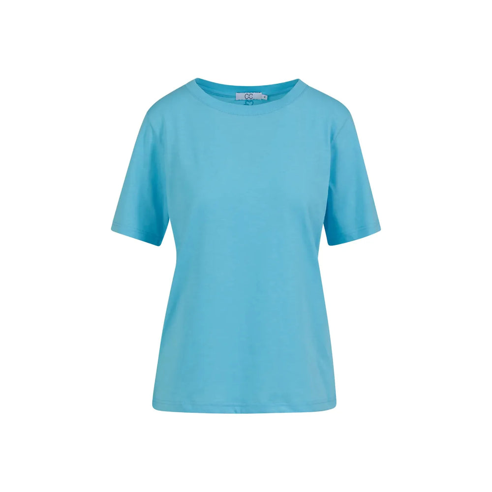 Coster Copenhagen Regular T-Shirt Aqua Blue