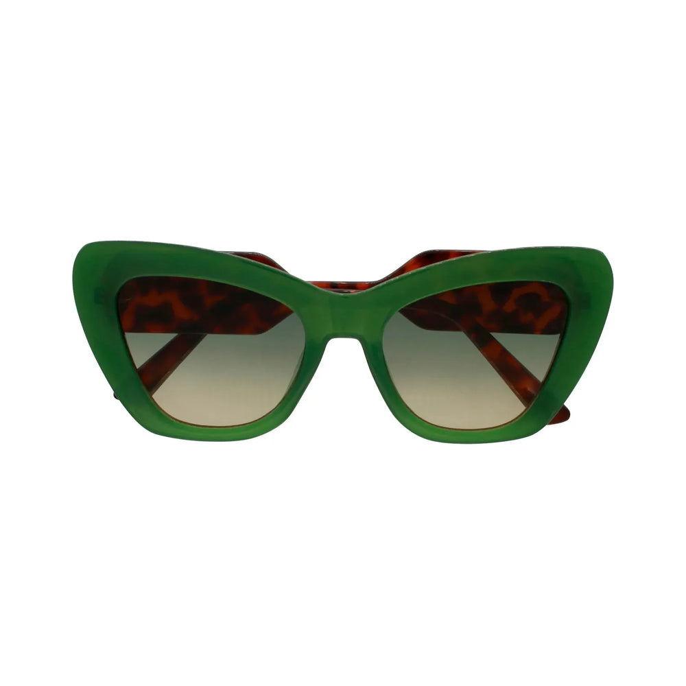 Dansk Saga Green Sunglasses