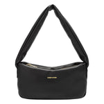 Every Other Wide Single Strap Slouch Bag Small Black