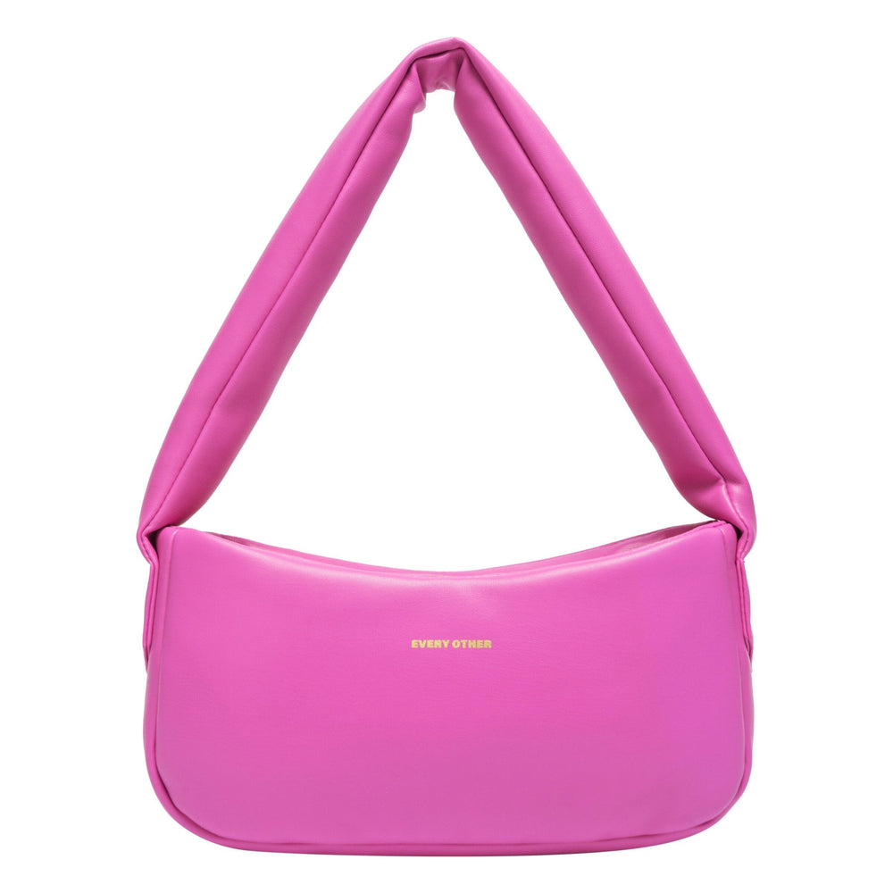 Every Other Wide Single Strap Slouch Bag Small Fushia