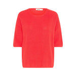 Soaked In Luxury Tuesday Spring Sweater Hot Coral