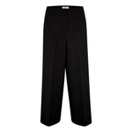 Soaked In Luxury Corinne Wide Cropped Pants Black