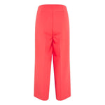 Soaked In Luxury Corinne Wide Cropped Pants Hot Coral