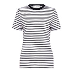 Selected Femme Striped T-Shirt Black/White