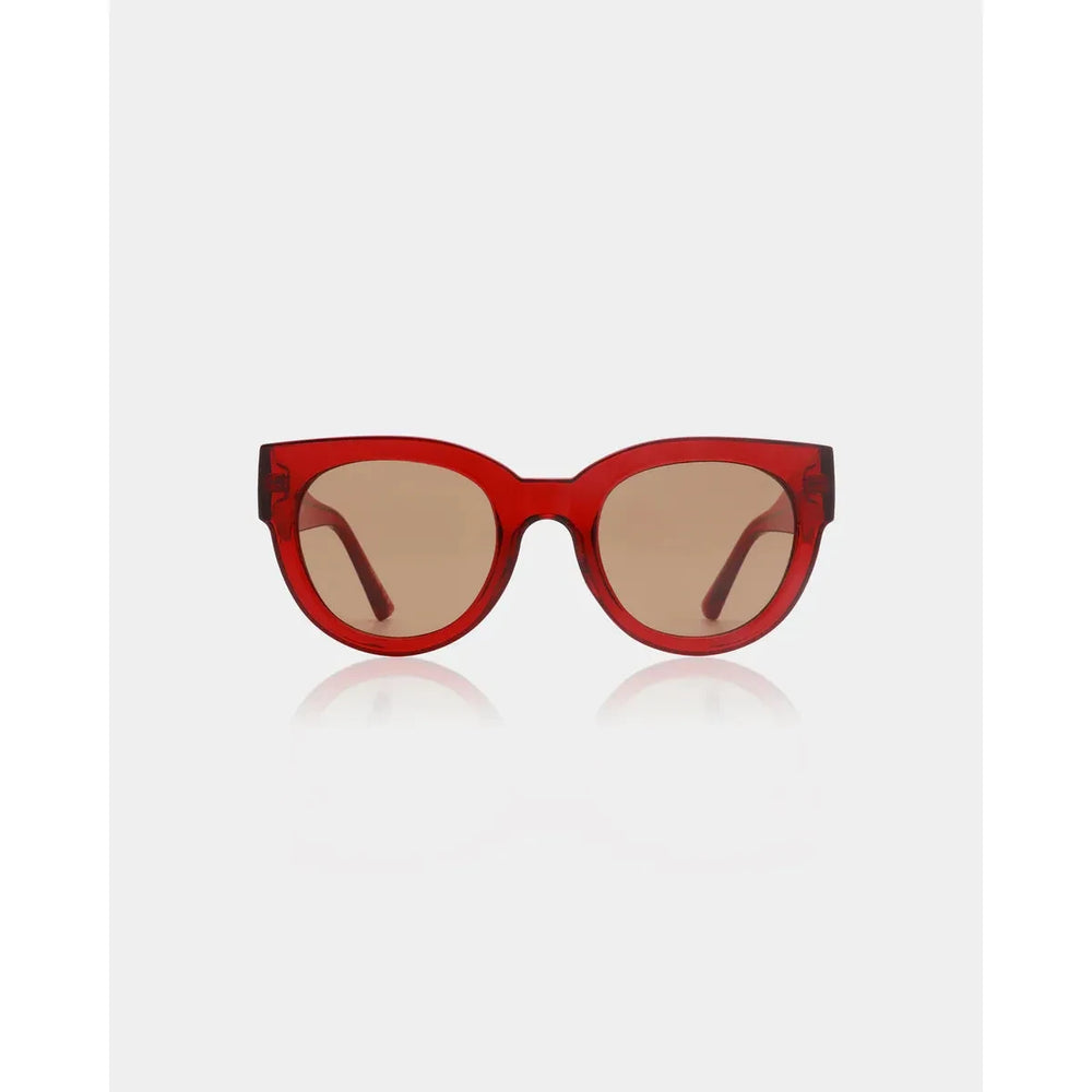 A. Kjaerbede Lilly Sunglasses Red Transparent