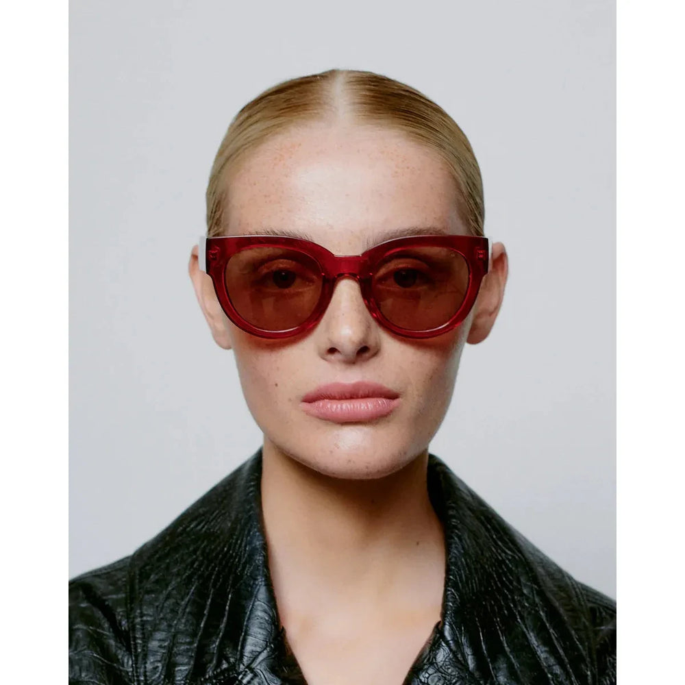 A. Kjaerbede Lilly Sunglasses Red Transparent