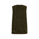 Mos Mosh Rowina Teddy Waistcoat Burnt Olive