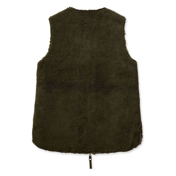 Mos Mosh Rowina Teddy Waistcoat Burnt Olive