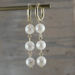 Dansk Joy Long Pearl Earring