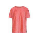 Coster Copenhagen Shimmer T-Shirt Hot Coral