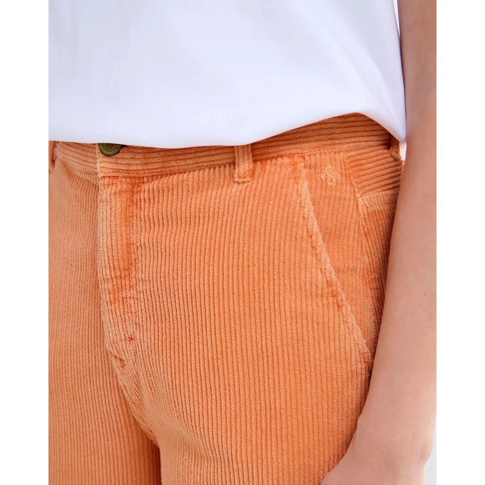 Summum High Waisted Flared Cords Orange