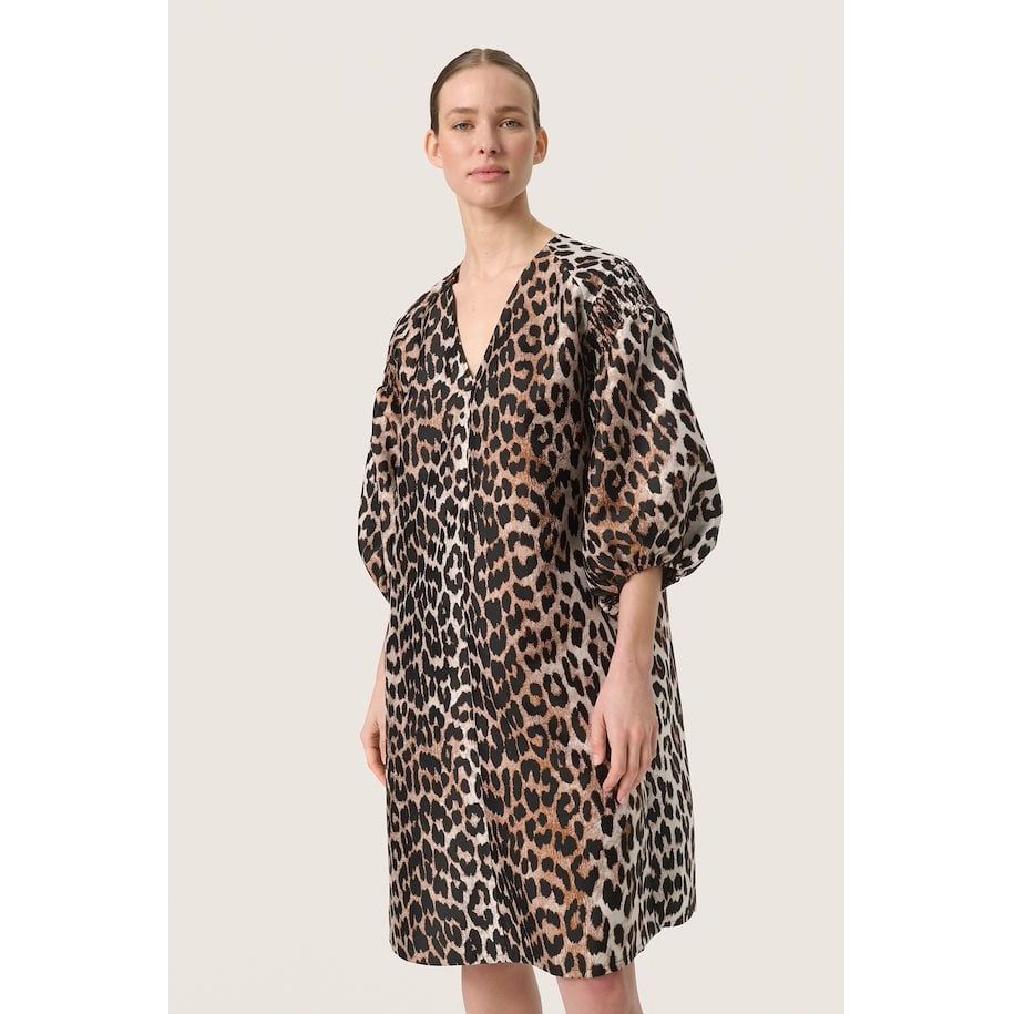 Soaked In Luxury Chiba Eteri Dress Leopard Print