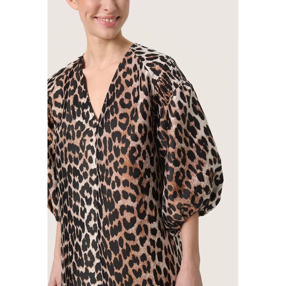 Soaked In Luxury Chiba Eteri Dress Leopard Print