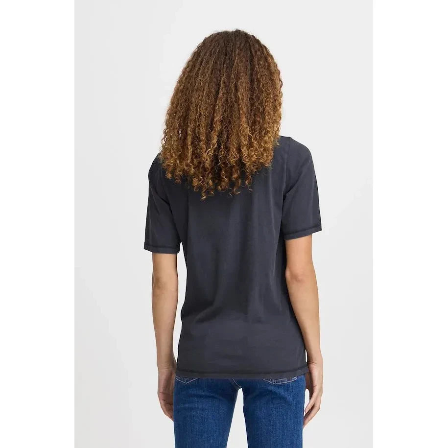 Pulz Larrissa Buffalo T-Shirt Black