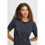 Pulz Larrissa Buffalo T-Shirt Black