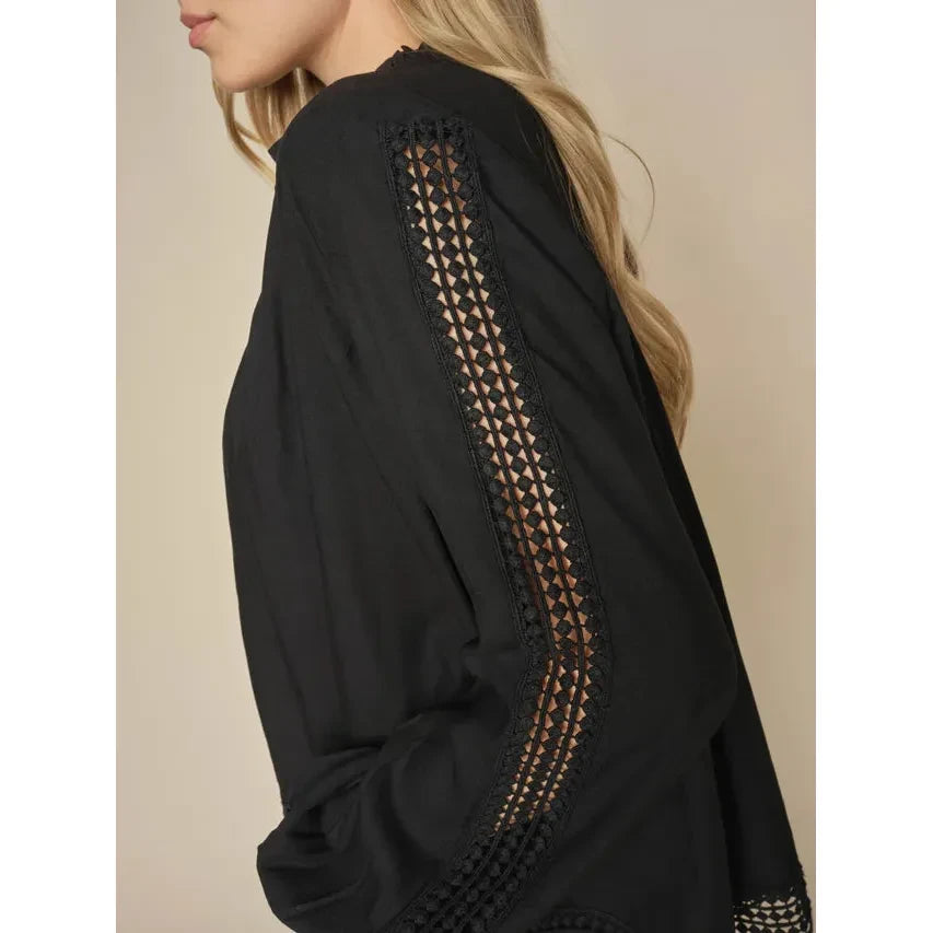 Mos Mosh Macha Lace Blouse Black