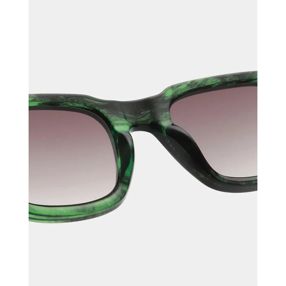 A. Kjaerbede Halo Sunglasses Green Marble