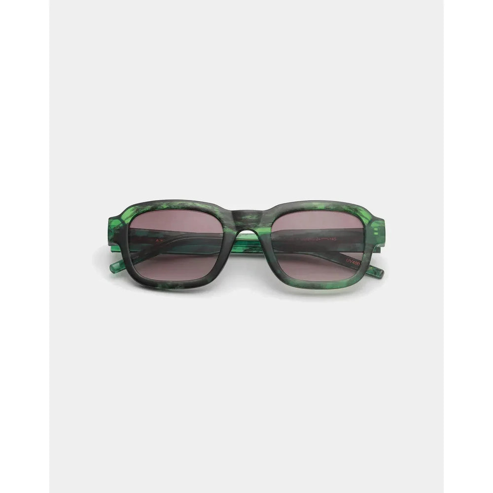 A. Kjaerbede Halo Sunglasses Green Marble