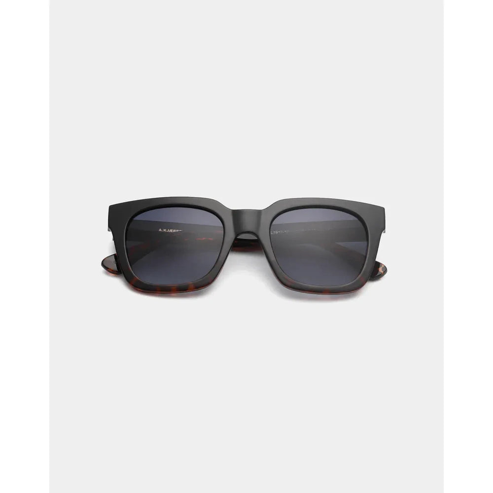 A. Kjaerbede Nancy Sunglasses Black Demi Tortoise