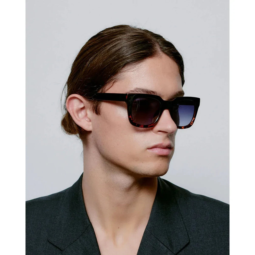 A. Kjaerbede Nancy Sunglasses Black Demi Tortoise