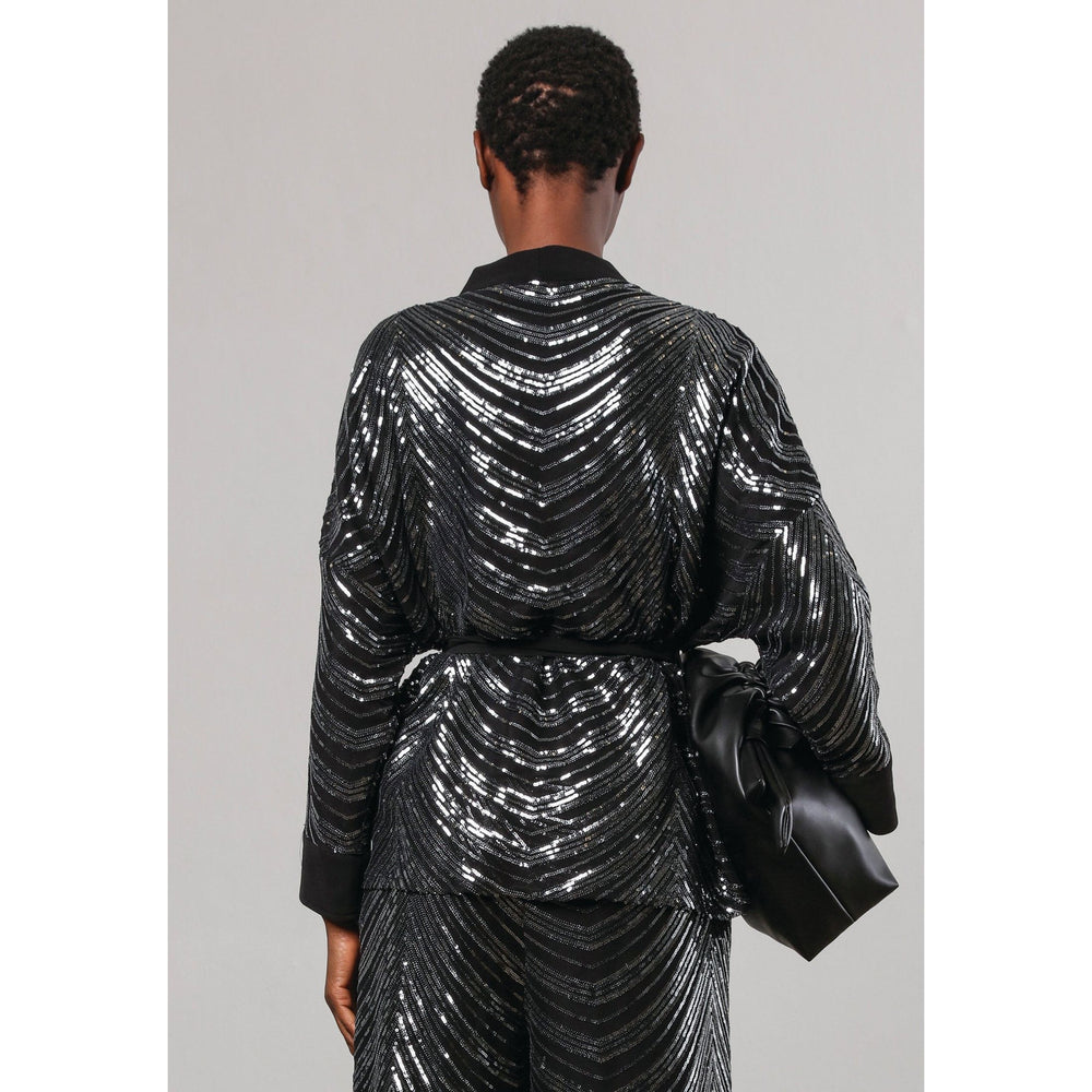 Religion Kimono Black With Sequins