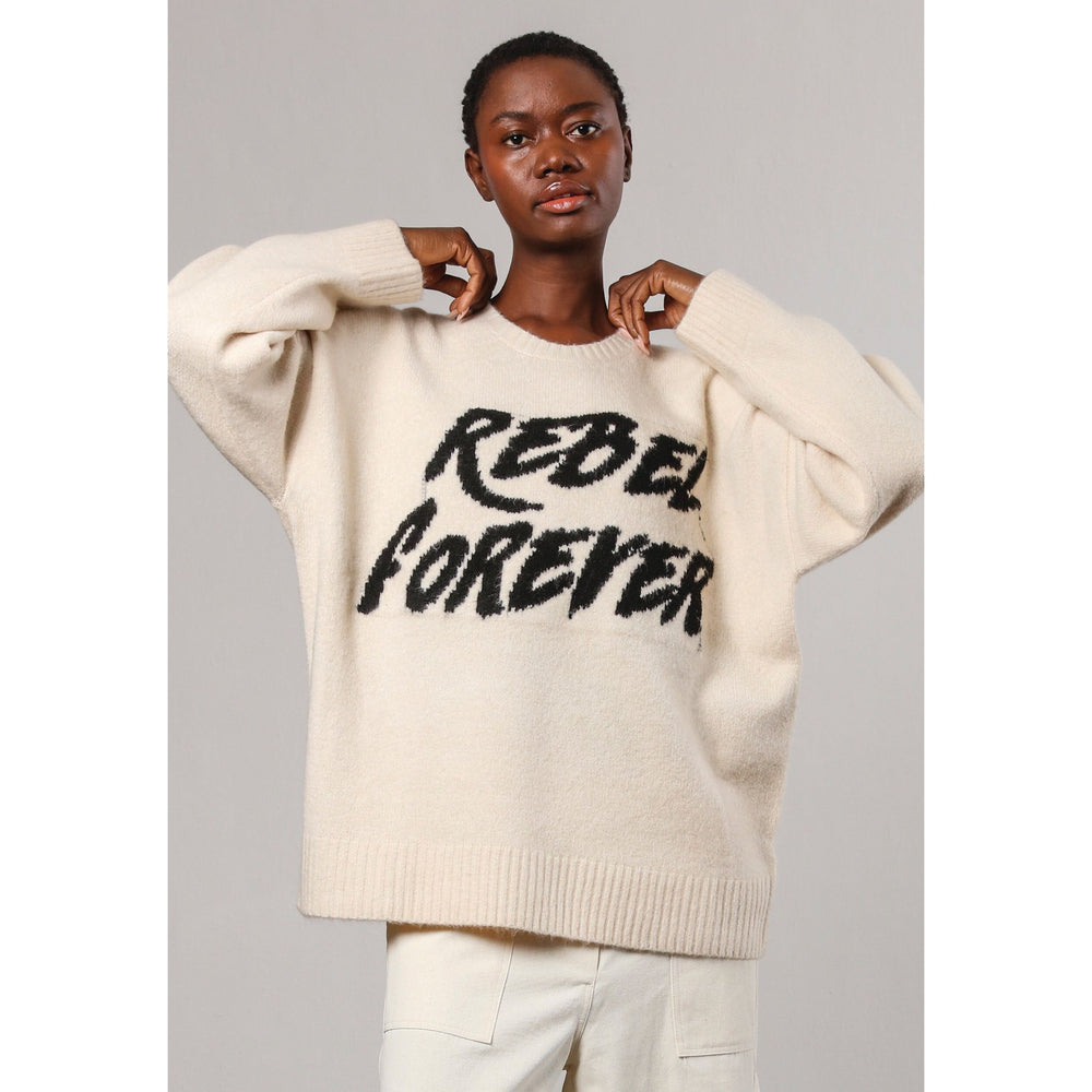 Religion Rebel Forever Sweater Cream