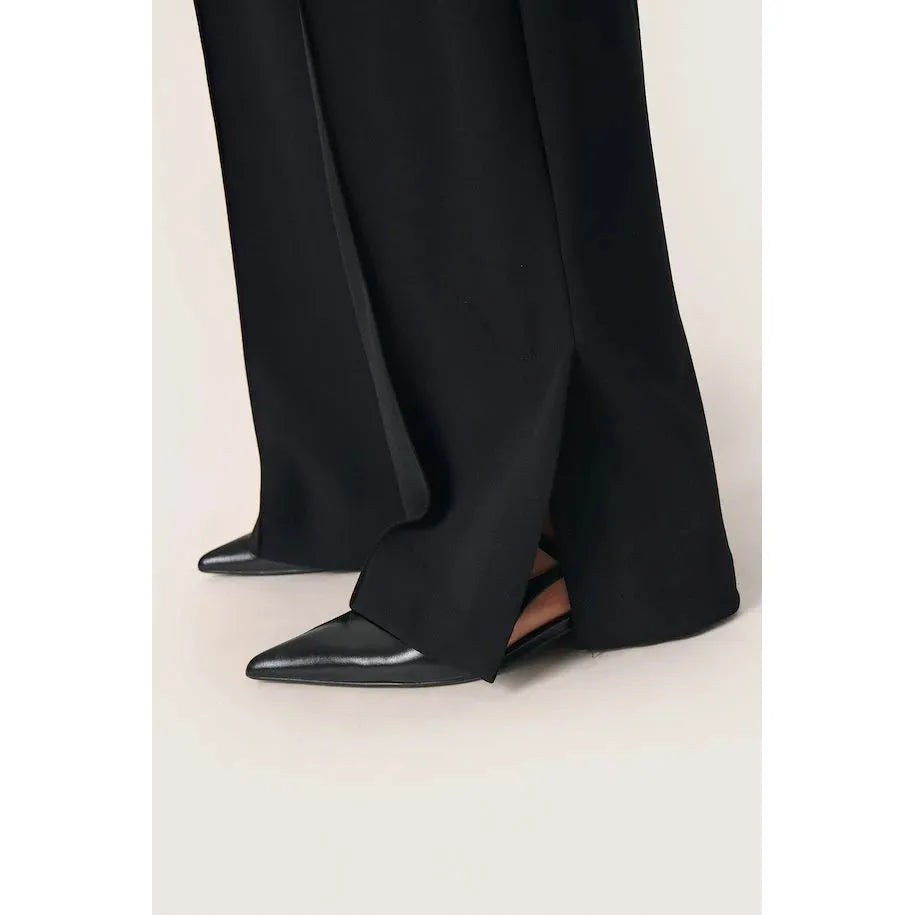 Soaked In Luxury Bea Split Pants Black