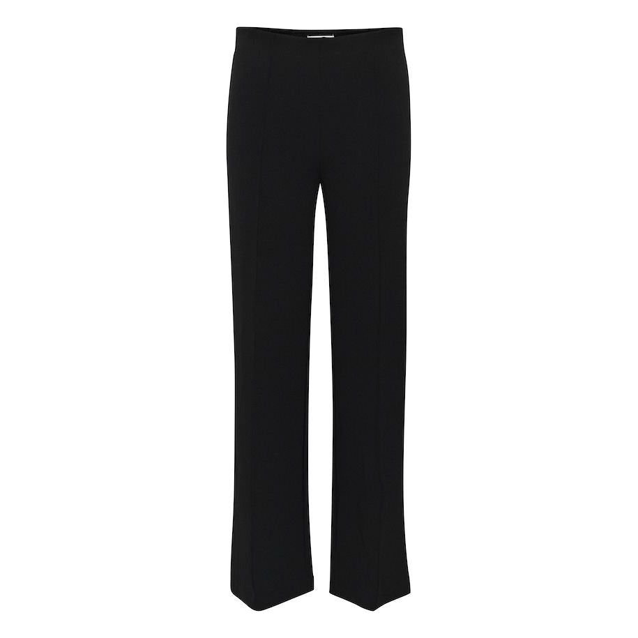 Soaked In Luxury Bea Split Pants Black