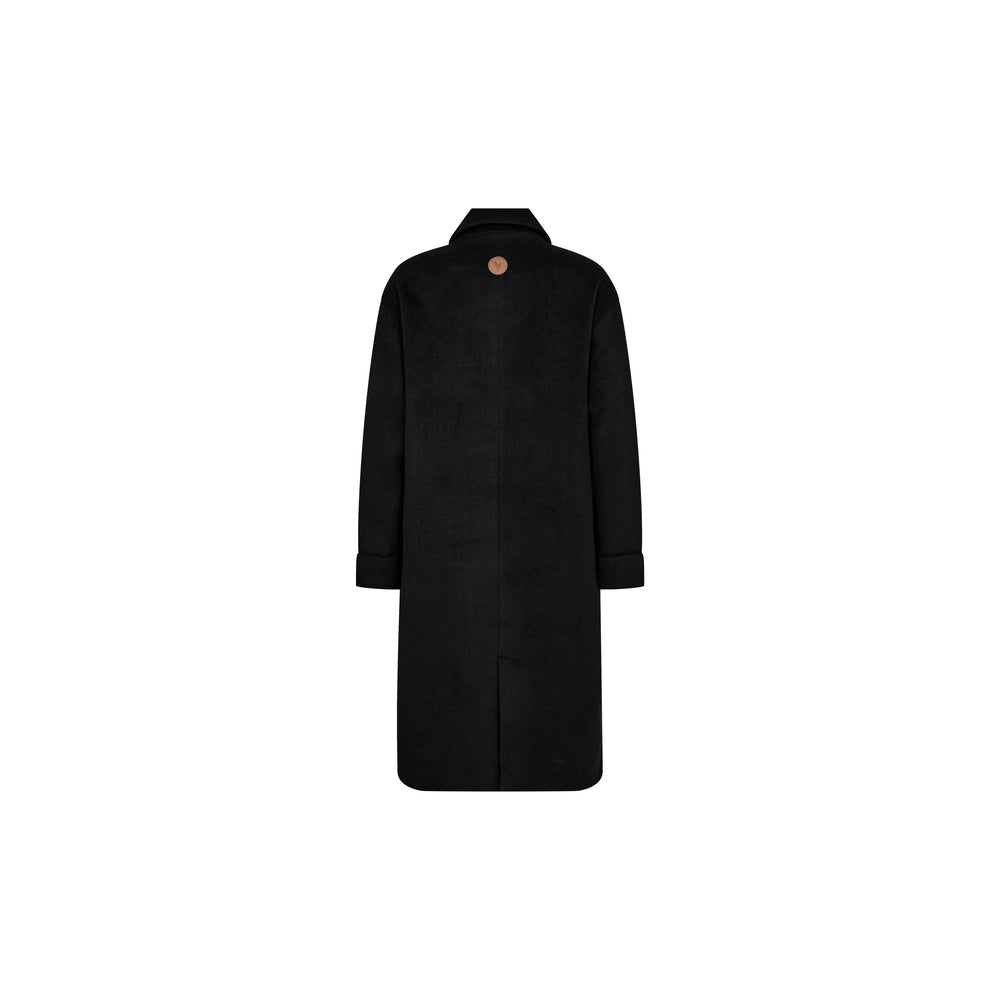 Mos Mosh Venice Wool Coat Black