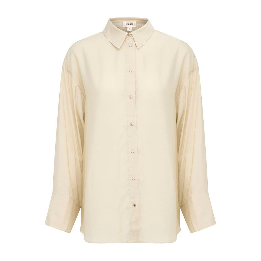 Soaked In Luxury Leodora Shirt Oatmeal