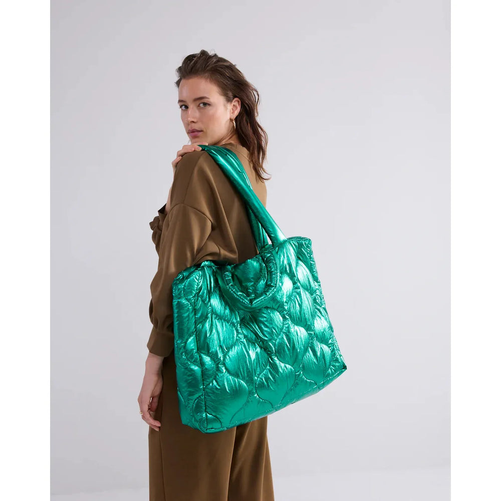 Summum Quilted Metalic Bag