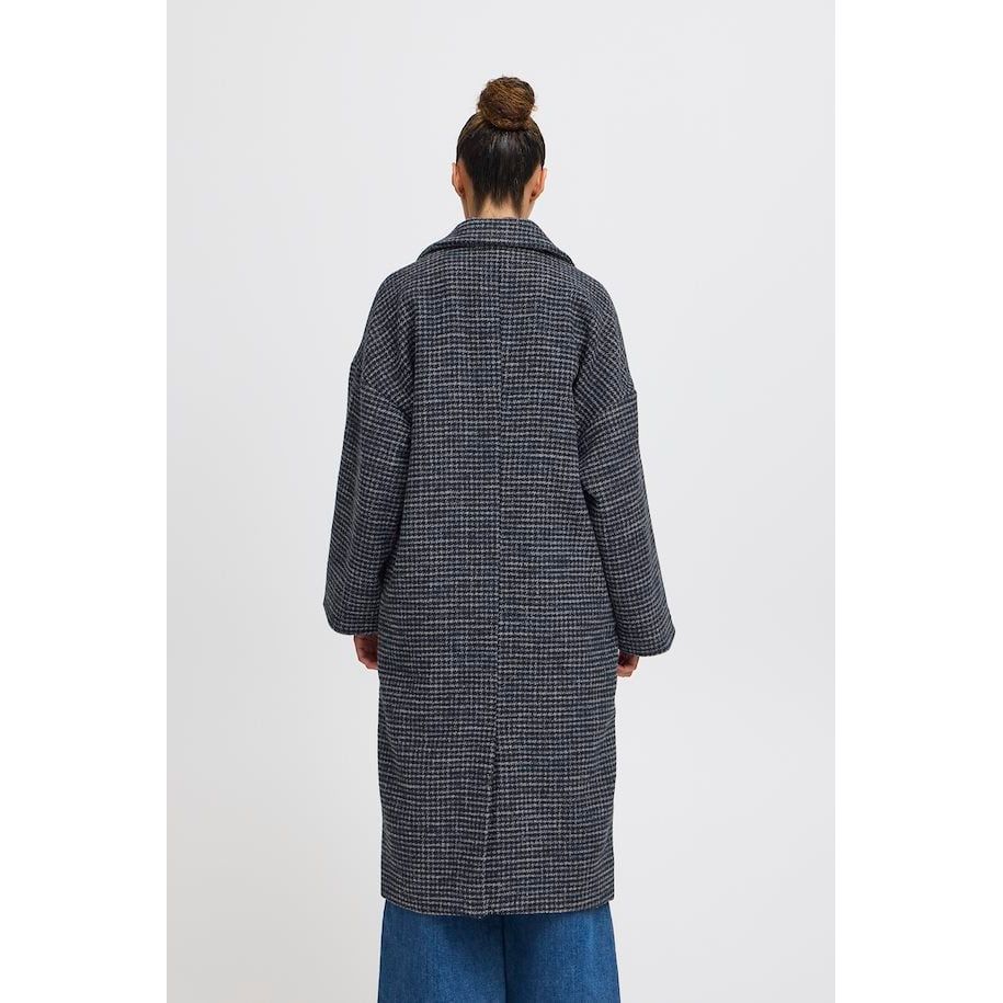 Ichi Emmanlu Navy Coat