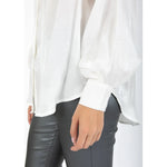 Coster Copenhagen Jolie Metallic Shirt White