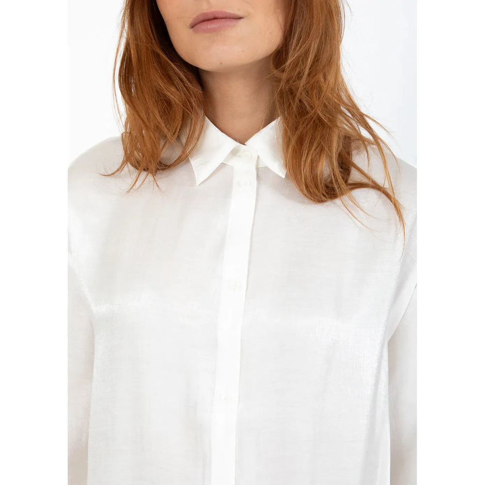 Coster Copenhagen Jolie Metallic Shirt White