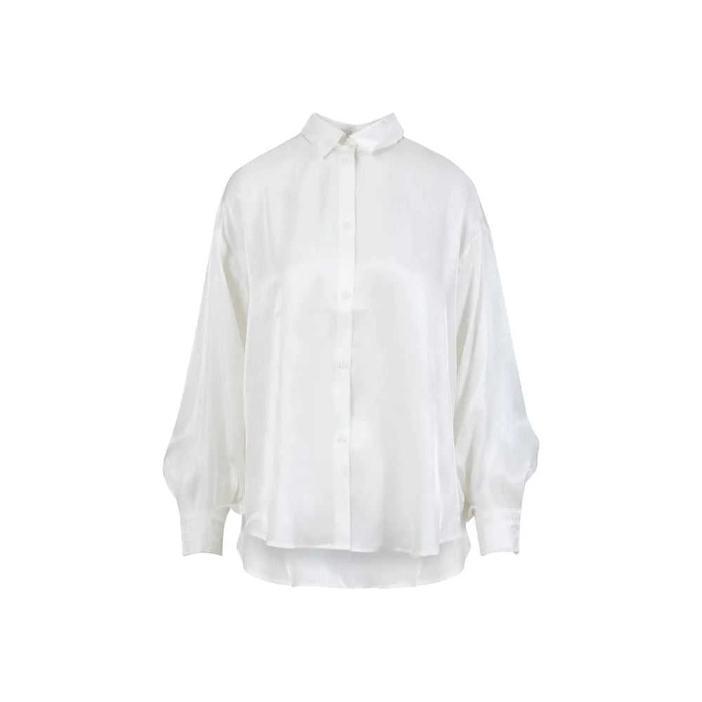 Coster Copenhagen Jolie Metallic Shirt White