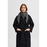 Ichi Scarf Dark Grey Melange