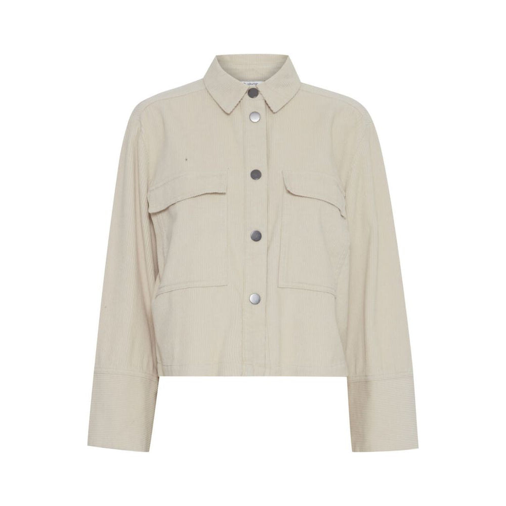 B. Young Cream Cord Shirt