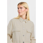 B. Young Cream Cord Shirt