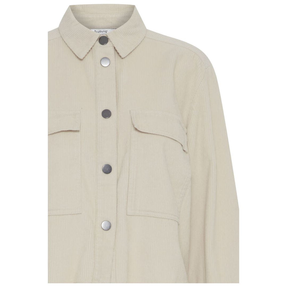 B. Young Cream Cord Shirt