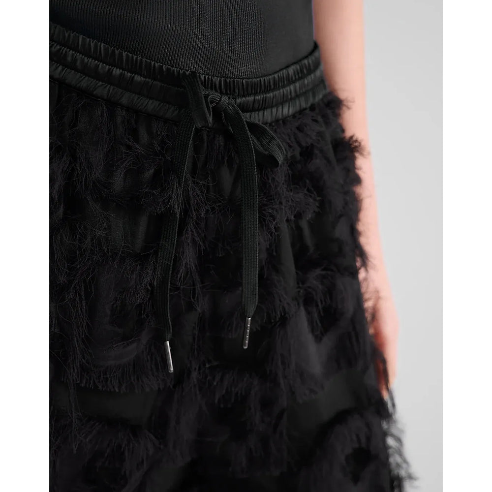 Summum Fluffy Trousers Black