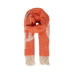 Ichi Scarf Orange/Cream