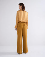 Summum Wide Leg Crepe Trousers