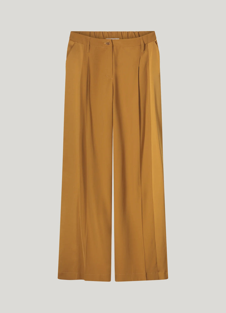 Summum Wide Leg Crepe Trousers