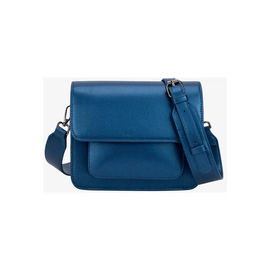 Hvisk Cayman Pocket Bag Metallic Blue