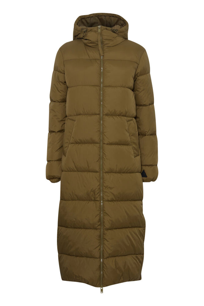 B. Young Bomina Long Coat Olive