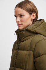 B. Young Bomina Long Coat Olive